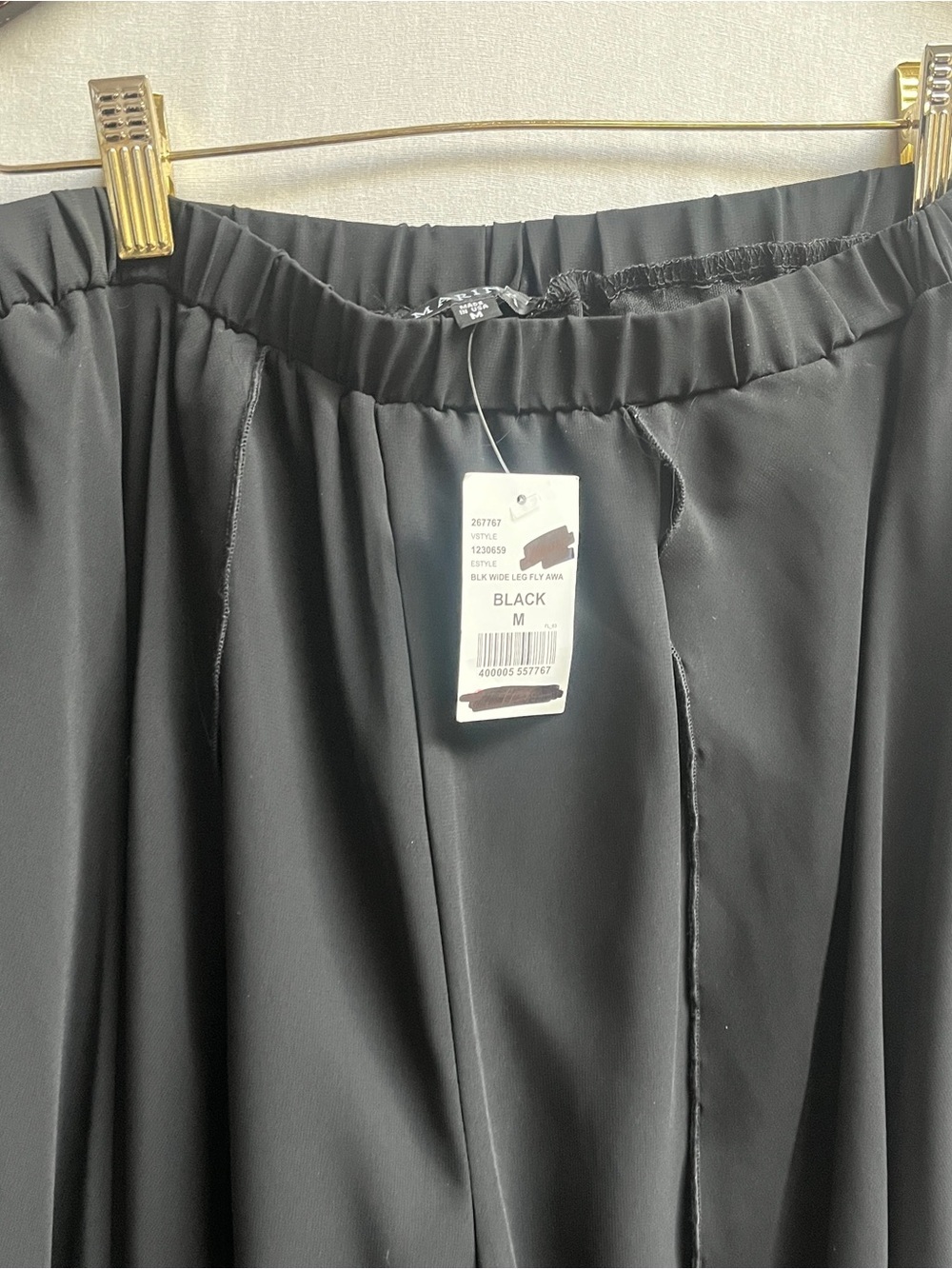 Marina Wide Leg Flyaway Palazzo Overlay Pants Skirt M - Picture 5 of 12